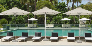 Paraguas de mercado cuadrado comercial de 2x2m, sombrilla impermeable para todo clima, <span class=keywords><strong>Patio</strong></span>, jardín, 6,5 pies con protección UV - Product Image 6