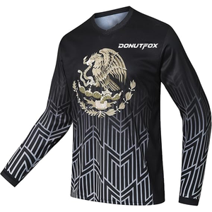 <span class=keywords><strong>Maglia</strong></span> da <span class=keywords><strong>Ciclismo</strong></span> Personalizzata DONUTFOX per Uomo, <span class=keywords><strong>Manica</strong></span> <span class=keywords><strong>Lunga</strong></span>, Leggera, Produzione su Misura - Product Image 2