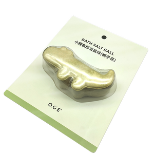 Petit Crocodile personnalisé en forme de finition mate carton blister emballage UV avantage thermoscellage boîte-cadeau <span class=keywords><strong>bombes</strong></span> de bain sel - Product Image 5