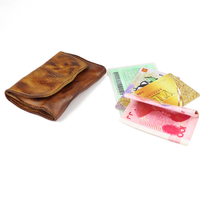 Dompet Desain Sederhana Minimalis Pemegang Kartu, Inovasi Hadiah Bisnis Kustom Premium Dompet Kulit Pria