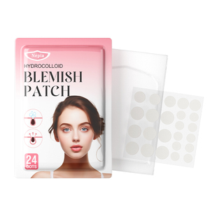 Patchs Hydrocolloïdes Anti-Acné Personnalisés à Marque Blanche, Infusés à l'Acide Salicylique et à l'Huile d'Arbre à Thé, Traitement Localisé pour le Visage – Vente Directe Usine - Product Image 1