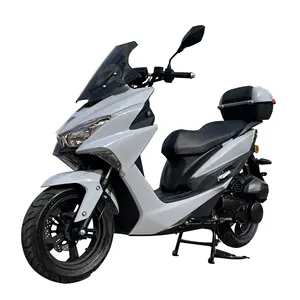 Europese Land Hot Selling Euro 5 Efi 125cc Cbs Remmen Motor Aangepaste Benzine Gas Scooters Met Voorruit