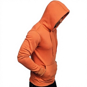 Sudadera con Capucha Naranja para Hombre de Long Mission Industry, Estampado por Sublimación, Corte Regular Informal, Tejido de Felpa de Algodón, Invierno - Product Image 2