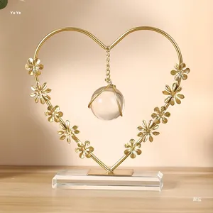 Decorazioni per la casa e l'ufficio per la celebrazione dell'anniversario di regali di nicchia e decorazioni in metallo di lusso leggero - Product Image 4