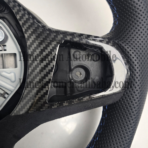 Volante Deportivo de Cuero Perforado de Alta Calidad Sin Marco para BMW G20 G30 G01 Serie 3 Serie 5 - Product Image 5