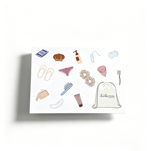 Cartes de remerciement personnalisées en papier blanc mat avec code QR pour marque de bien-être, vente en gros - Product Image 1