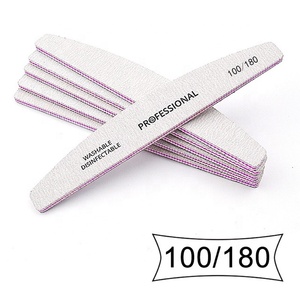 Limas de <span class=keywords><strong>uñas</strong></span> profesionales, limas gruesas de papel de <span class=keywords><strong>lija</strong></span> grises <span class=keywords><strong>para</strong></span> salón de belleza, herramientas de arte - Product Image 5