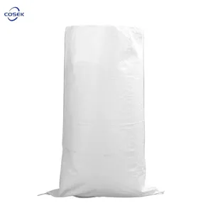 GRS CE certificato vuoto 25kg 50kg imballaggio in plastica PP tessuto farina di mais grani di riso semi di riso mangime sacchetto in polipropilene