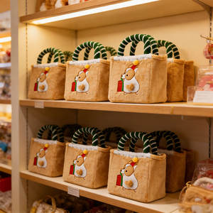 Sac à main en peluche personnalisé, motif chien Corgi mignon, grande capacité, sac en peluche de personnage de dessin animé, breloque pour l'extérieur - Product Image 2