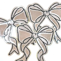 Patchs thermocollants en tissu sergé à motif camouflage jungle, avec motif nœud camouflage et écusson étoile brodé, pour la décoration de vestes en jean, en gros