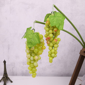 Tím Màu Xanh Lá Cây Nhân Tạo Nho Bó Cho Halloween Phục Sinh Giả Nhựa Cây Nho Trái Cây Treo Chuỗi Sân Lụa Hoa Trái Cây - Product Image 3
