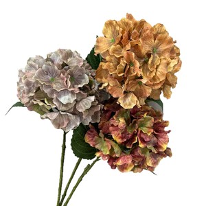 Bouquet d'hortensias artificiels Meng Jie en soie polyester – Décoration florale pour bureau, sol, mur, maison et gîte - Product Image 5