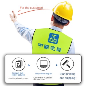 Bán buôn nhà máy-<span class=keywords><strong>in</strong></span> đồng phục vệ sinh phù hợp cho xây dựng đường cảnh quan thành phố làm việc được làm từ bông - Product Image 4