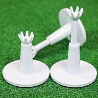 Tees de golf en caoutchouc réglables et incassables pour le practice et le simulateur, Tees de golf personnalisés, Accessoires de golf