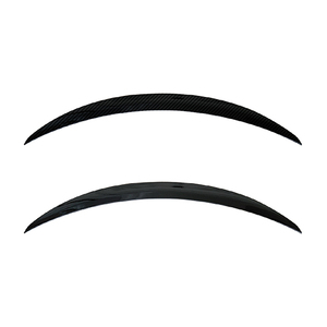 Kit carrosserie Spoiler de pare-chocs arrière pour <span class=keywords><strong>Mercedes</strong></span> Benz Classe C W206 Mise à niveau vers le style C63 2022-2024 Spoiler Noir brillant/Aspect carbone - Product Image 1