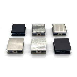 Pince à verre <span class=keywords><strong>de</strong></span> salle <span class=keywords><strong>de</strong></span> bain pince carrée bords droits pince <span class=keywords><strong>de</strong></span> porte <span class=keywords><strong>de</strong></span> <span class=keywords><strong>douche</strong></span> robuste pour mur à verre - Product Image 4