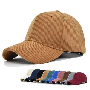 Meerkleurige Vintage Geborduurde Blanco Corduroy 6 Panel Papa Hoed Blanco Corduroy Baseballpet