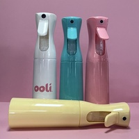 Bouteille pulvérisateur à gâchette en plastique fin pour salon de coiffure, vide, réutilisable, continue, 200 ml, 300 ml, 500 ml