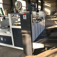 Machine à coller les boîtes BZD Industrial 3KW avec sécheur à ventilateur intégré et empileur de comptoir
