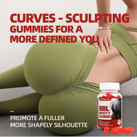 Persencare G074 BBL Gummies pour l'augmentation des hanches, supplément vitaminé premium, bonbons à mâcher pour adultes, gummies pour l'amélioration des fesses