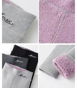 ヨガパンツ女性用ヨガパンツ通気性スリムフィットフリースシームレスヨガレギンス - Product Image 3