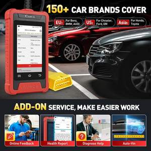 LAUNCH Creader Elite 205 pemindai OBD2, alat diagnostik OBD2 sistem empat pembaca kode mobil dengan 5 reseet seumur hidup Gratis Update - Product Image 4