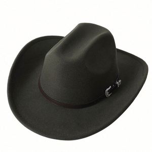 Sombrero de Vaquero Estilo Occidental para Hombre, Venta al por Mayor, Nuevo Estilo 2022, Sombreros de Vaquero Negros de Texas para Adultos - Product Image 4