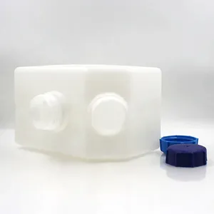 2023 nóng bán công suất lớn Tùy chỉnh hình chữ nhật <span class=keywords><strong>container</strong></span> đôi miệng <span class=keywords><strong>4</strong></span> L <span class=keywords><strong>4</strong></span> lít HDPE chai nhựa - Product Image 4