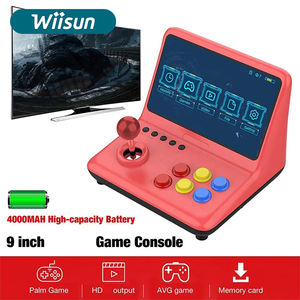 Manette d'arcade A12 avec écran de 9 pouces, console de jeu vidéo classique portable, console de jeu rétro avec prise en charge de la sortie HD - Product Image 3