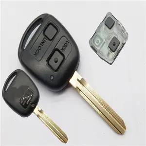 2 Button 47 Blade 433 MHZ 4D67 Remote Key for TOY Corolla Yaris RAV4