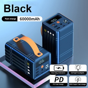 Centrale Électrique Portable LED 100W en Gros, Batterie Externe d'Urgence 60000mAh pour Extérieur, Charge Rapide, Sortie 12V 100W - Product Image 5