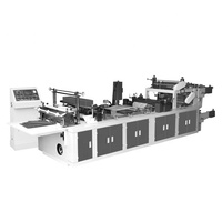 Machine de fabrication automatique de sacs en plastique laminé jetables pour T-shirts, contrôle informatique, haute vitesse 150 pièces/min, thermoscellage à froid