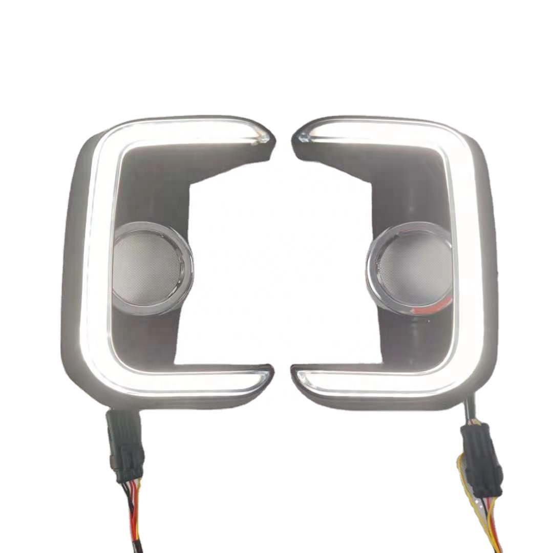 Автомобильные светодиодные дневные ходовые огни, указатели поворота, желтые, белые, 12 В, Автомобильные дневные ходовые огни, противотуманные фары для kia seltos kx3 2020, аксессуары