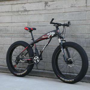 Vélo <span class=keywords><strong>hybride</strong></span> tout-terrain pour hommes et femmes, <span class=keywords><strong>26</strong></span>/24 <span class=keywords><strong>pouces</strong></span>, double frein à disque, vitesse variable, grande roue pour motoneige, VTT, vélo - Product Image 4