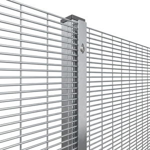 Valla de seguridad de malla transparente 358 de alta resistencia, antiescalada, de acero galvanizado para límites de prisión - Product Image 1