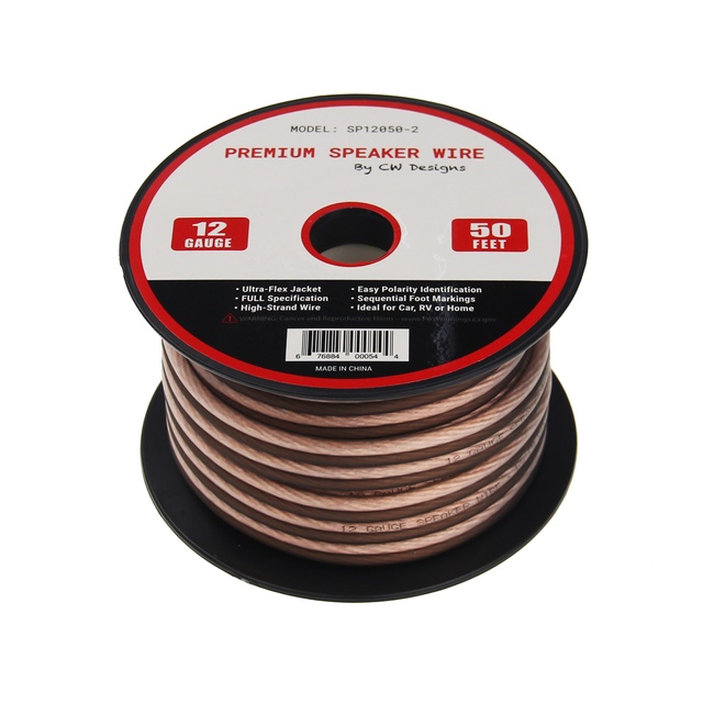 Factory Manufacture Flexible Audio Speaker Wire OFC Cable