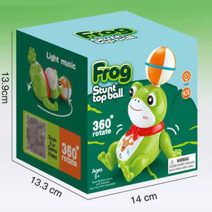 Jouet grenouille acrobatique à roulettes avec rotation à 360°, lumières LED et musique dynamique, jouet électrique pour enfants de 3 ans et plus, cadeau d'anniversaire - Product Image 4