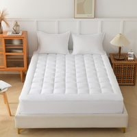 Surmatelas matelassé en polyester/coton, solide et confortable, sur mesure, anti-acariens, écologique, personnalisable, pour lit pliant domestique