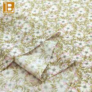 Tela de Popelina 100% Algodón con Estampado de <span class=keywords><strong>Flores</strong></span> de Amapola de los Años 80, Marca BILU May <span class=keywords><strong>Morris</strong></span>, Tela Personalizada para Ropa - Product Image 2