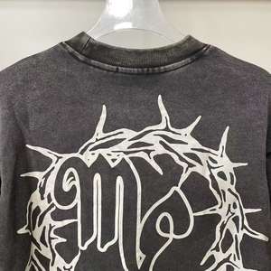 Gran oferta, Sudadera con capucha de algodón 100% de alta calidad, ropa de calle con estampado de peso pesado, ropa de hombre, Sudadera con capucha de manga larga con emociones mixtas para hombre - Product Image 3