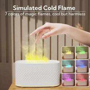 Desktop Usb 160ml Fire <b>Diffuser</b> <b>Essential</b> <b>Oil</b> Mini Flame Humidifier <b>Diffuser</b> Household Flame Aroma <b>Diffuser</b> - Product Image 2