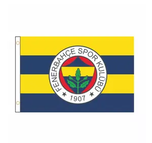 แบนเนอร์ธงตุรกี FC Fenerbahce SK แบบกําหนดเอง 2 ฟุต * 3 ฟุต 3 ฟุต * 5 ฟุตแบนเนอร์ธงขนาดใดก็ได้