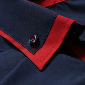 Camisas de Vestir de Diseño Entallado de Manga Larga, Casuales, de Moda, de Marca, Talla Grande, Personalizadas al por Mayor, para Hombre, 100% Algodón, 2020 - Product Image 5