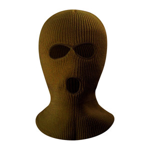 Unisex Knitted Balaclava Three-Hole Face Mask Winter Warm Neck Protector Cycling Skiing Outdoor Sports Headwear 54-56CM - Product Image 5
