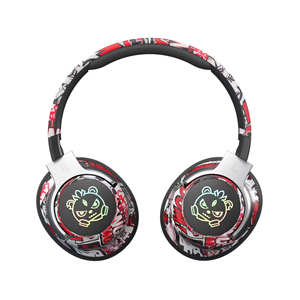 Cuffie Over-Ear T12 Camo Graffiti con Audio Surround 3D Dinamico 5.4, Illuminazione RGB, 15-20 Ore di Autonomia, Leggere per Sport - Product Image 2