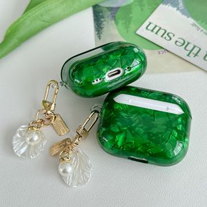 Nouveau luxe IMD Jade vert <span class=keywords><strong>coque</strong></span> motif casque étui pour Apple Airpods 1 2 3 4 Airpods Pro 1 2 3 couverture de casque à la mode - Product Image 5