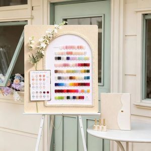 DANNY COLL Set de Esmaltes de Uñas en Gel de 118 Colores, con Tabla de Colores Grande y Pequeña de Cuero Trenzado, 2 Piezas, Gel Funcional para Salón, Venta al por Mayor - Product Image 2