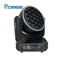 19*40W Bee-Eyes Wash Zoom LED Faisceau lumineux à tête mobile avec anneau de lumière auxiliaire Effet de chasse pour les événements Spectacle DJ Éclairage de scène