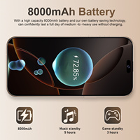 Envío Directo de Fábrica, Teléfono Inteligente 5G Deca Core, Batería Grande de 8000 mAh, Pantalla OLED HD de 7.3 Pulgadas, Desbloqueo Facial, 108MP