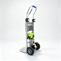 Chariot de manutention portable à batterie pour escaliers, capacité 440 lbs, en aluminium, pour le shopping
